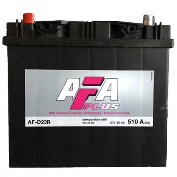 Акумулятор 60Ah-12v AFA (232х173х225), L, EN510 !КАТ. -10%