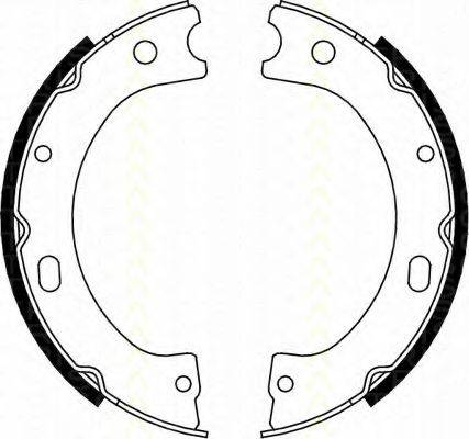 Комплект гальмівних колодок; Комплект гальмівних колодок, стоянкова гальмівна система
