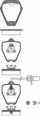 Комплект гальмівних колодок, дискове гальмо