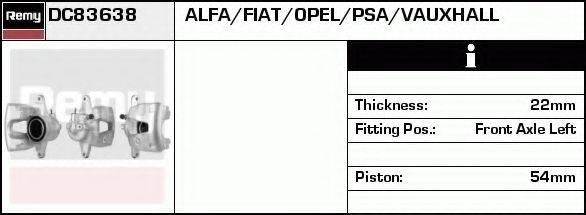 DELCO REMY DC83638 Тормозной суппорт