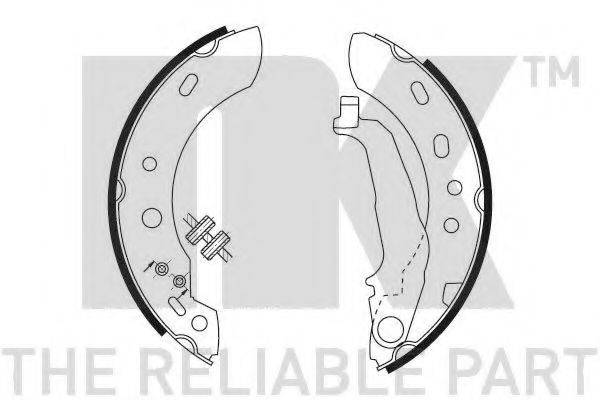 Комплект гальмівних колодок