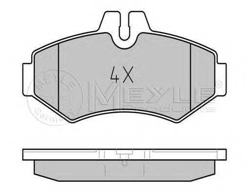 Комплект гальмівних колодок, дискове гальмо