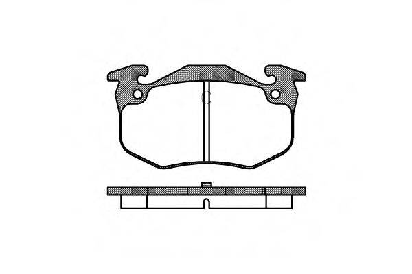Комплект гальмівних колодок, дискове гальмо