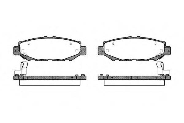 Комплект гальмівних колодок, дискове гальмо