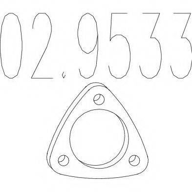 Прокладка, труба вихлопного газу