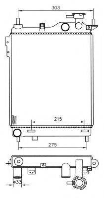 Радіатор, охолодження двигуна