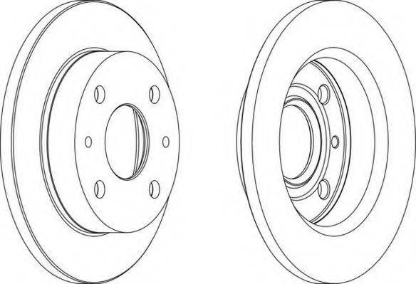 Тормозной диск NECTO WN1312