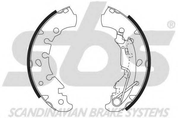 SBS 18492723730 Комплект тормозных колодок