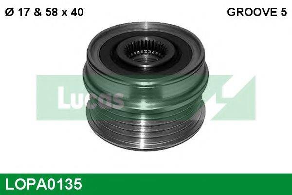 LUCAS ENGINE DRIVE LOPA0135 Механизм свободного хода генератора