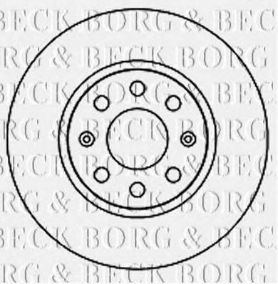 BORG & BECK BBD4715 Тормозной диск