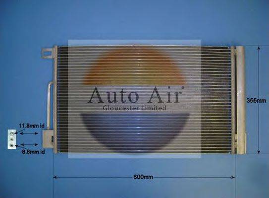 AUTO AIR GLOUCESTER 161067 Конденсатор, кондиционер