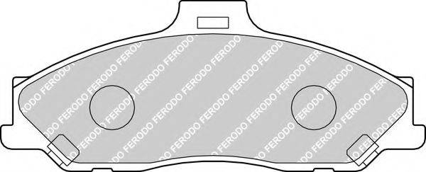 Комплект гальмівних колодок, дискове гальмо