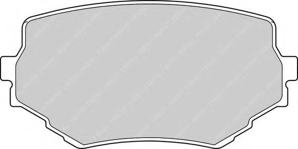 Комплект гальмівних колодок, дискове гальмо