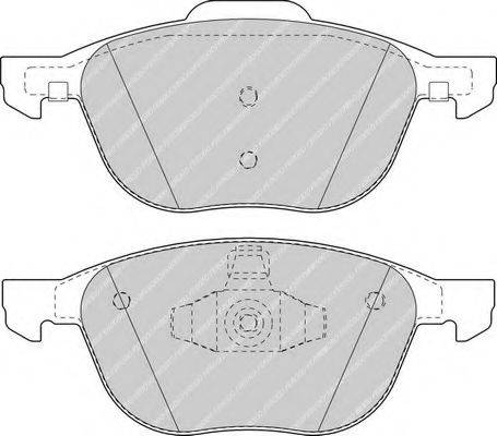 Комплект гальмівних колодок, дискове гальмо