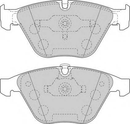 Комплект гальмівних колодок, дискове гальмо