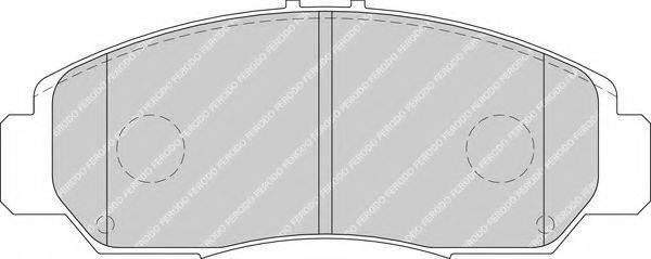 Комплект гальмівних колодок, дискове гальмо