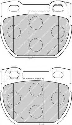 Комплект гальмівних колодок, дискове гальмо