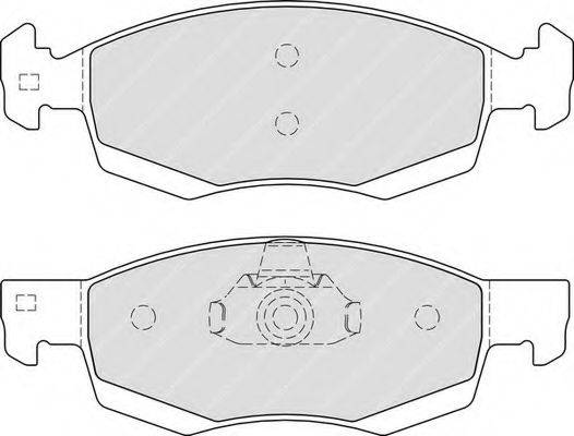 Комплект гальмівних колодок, дискове гальмо