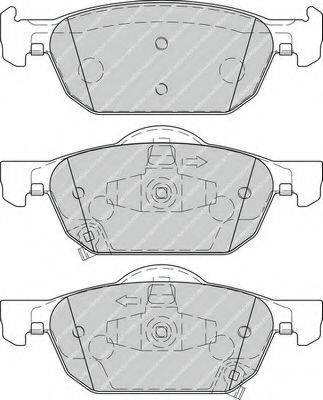 Комплект гальмівних колодок, дискове гальмо