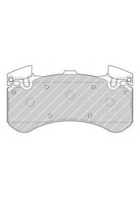 Комплект гальмівних колодок, дискове гальмо