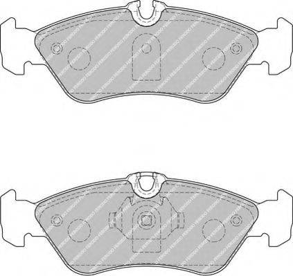 Комплект гальмівних колодок, дискове гальмо