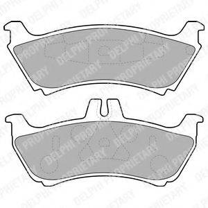 Комплект гальмівних колодок, дискове гальмо