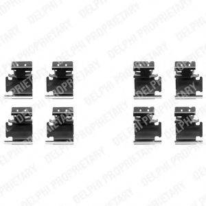 DELPHI LX0354 Комплектующие, колодки дискового тормоза