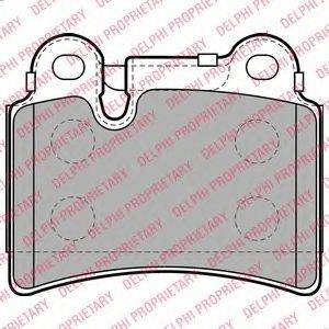 Комплект гальмівних колодок, дискове гальмо